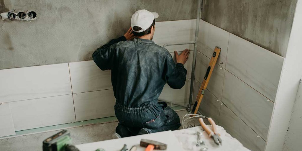 bathroom renovation while living in house